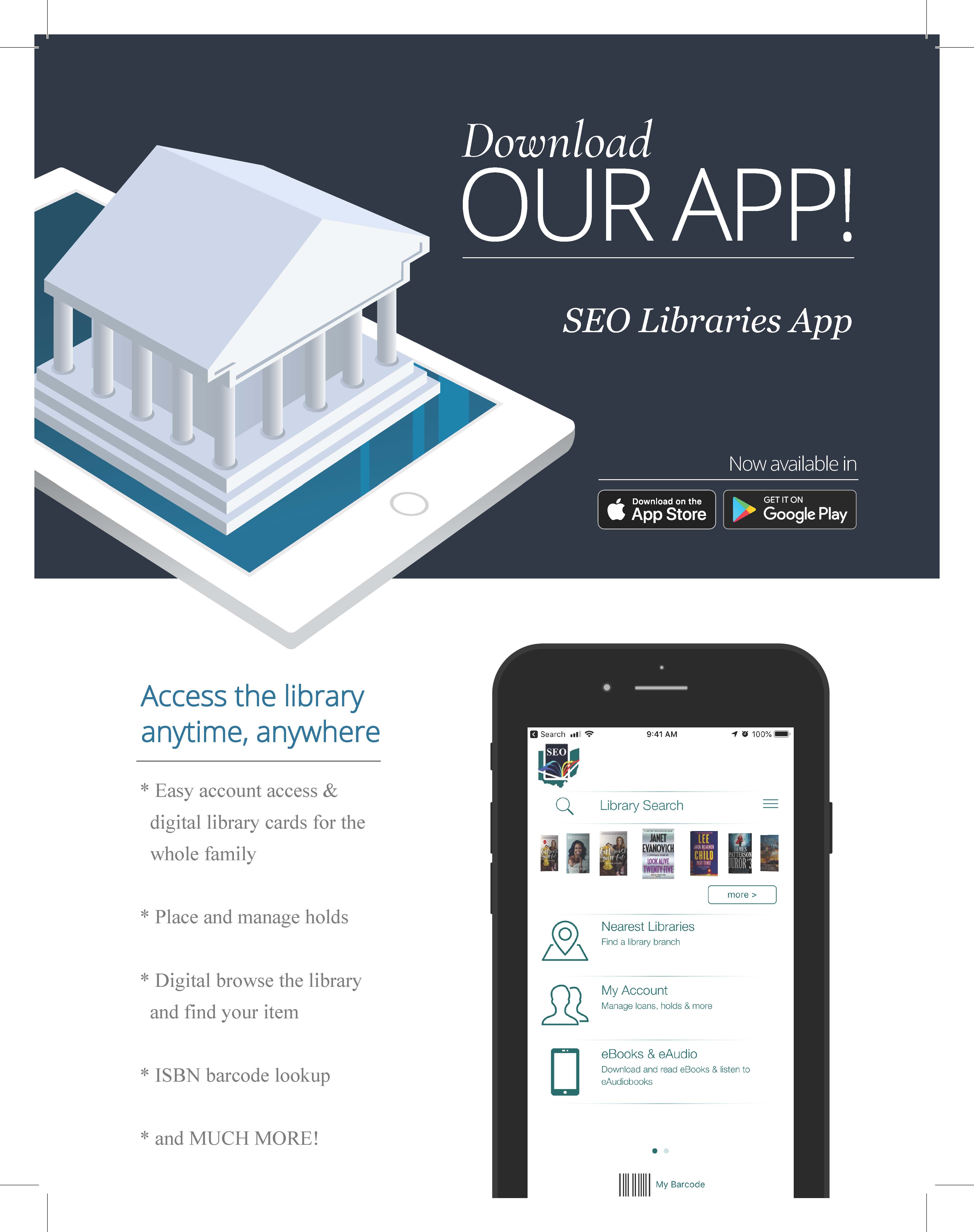 SEO Libraries APP Download our app flyer