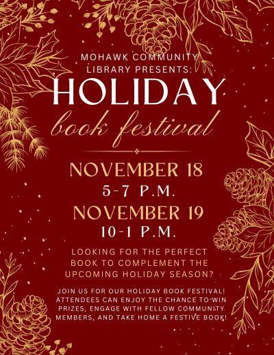 Holiday Book Festival Flyer