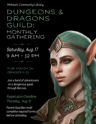 Dungeons and Dragons Event Poster